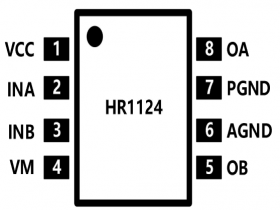 HR1124/HR9110-单通道直流电机驱动器