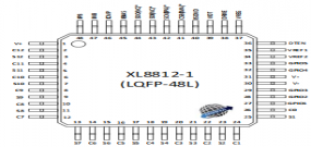 单颗12节锂电池监测管理芯片XL8812可及联100节锂电