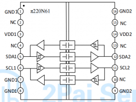 π220N61可直接替代ADUM2250,SI8600AD,ADUM2251,SI8602AD