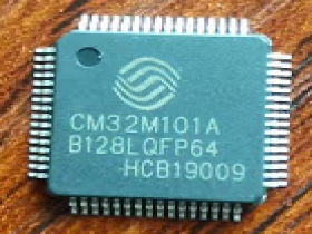 CM32M431RJ7L7-QLQFP64封装多达7个串口通信,单CAN集成电容触摸