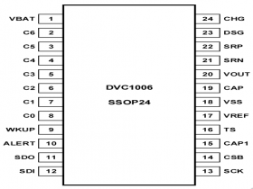 3 节至 6 节锂电池组监控芯片 DVC1006