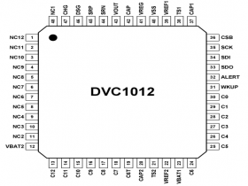 DVC1012 6 节至 12 节锂电池组监控芯片
