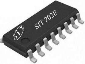 SIT202E 5V 单电源供电, 0.1uF 电容, 双通道 RS232 收发器 可替代MAX202