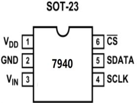 MT7940 是一款快速低功耗的 14 位ADC可替换AD7940